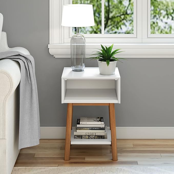 Plank+Beam Wooden Side Table - Image 3