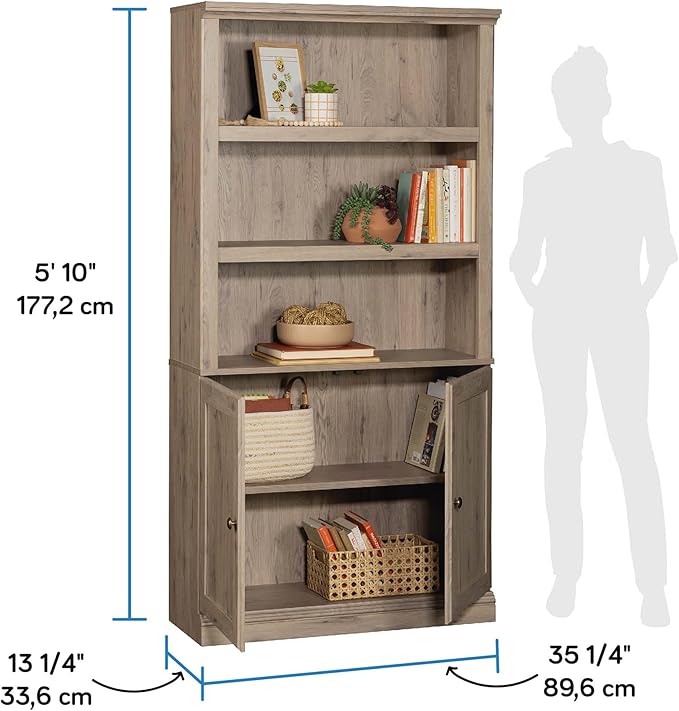 Sauder Miscellaneous Storage 5-Shelf Bookcase - Image 3