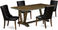 East West Furniture V777FO749-5 5 Piece Kitchen Table Set by EastWestFurniture