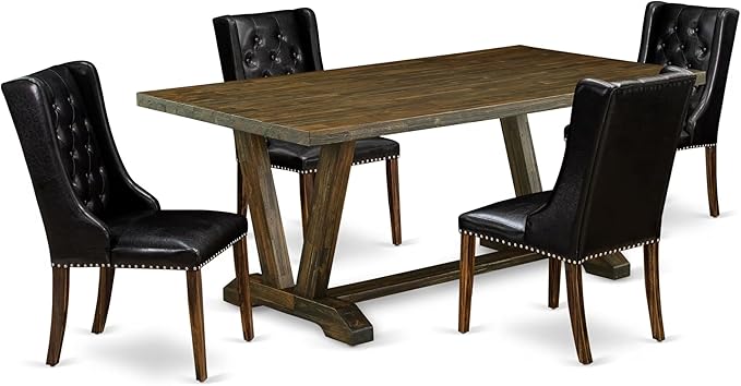 East West Furniture V777FO749-5 5 Piece Kitchen Table Set by EastWestFurniture