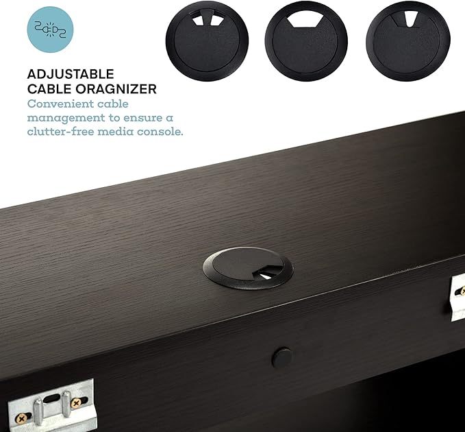 Floating TV Stand, Wall Mounted Floating Media Shelf Organizer Entertainment - Image 6