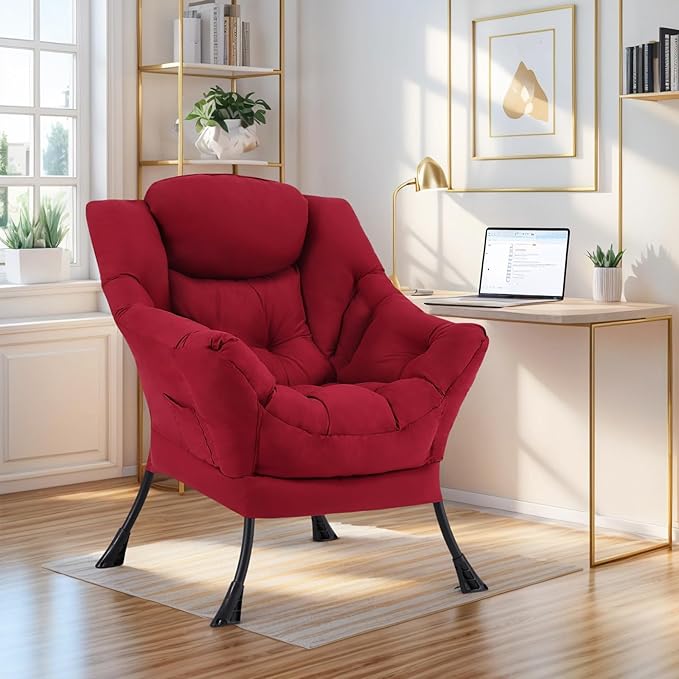 Lazy Chair for Living Room, Modern Accent Chairs - Image 2