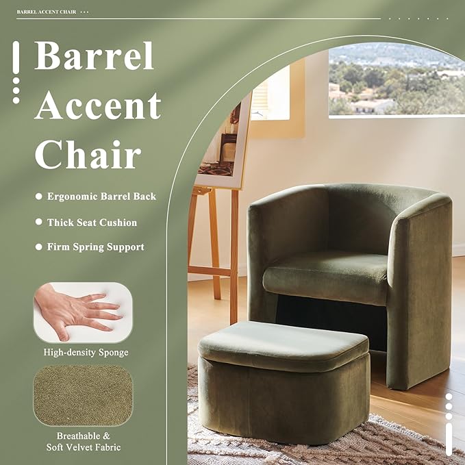 COLAMY Morden Velvet Living Room Side Chair - Image 4