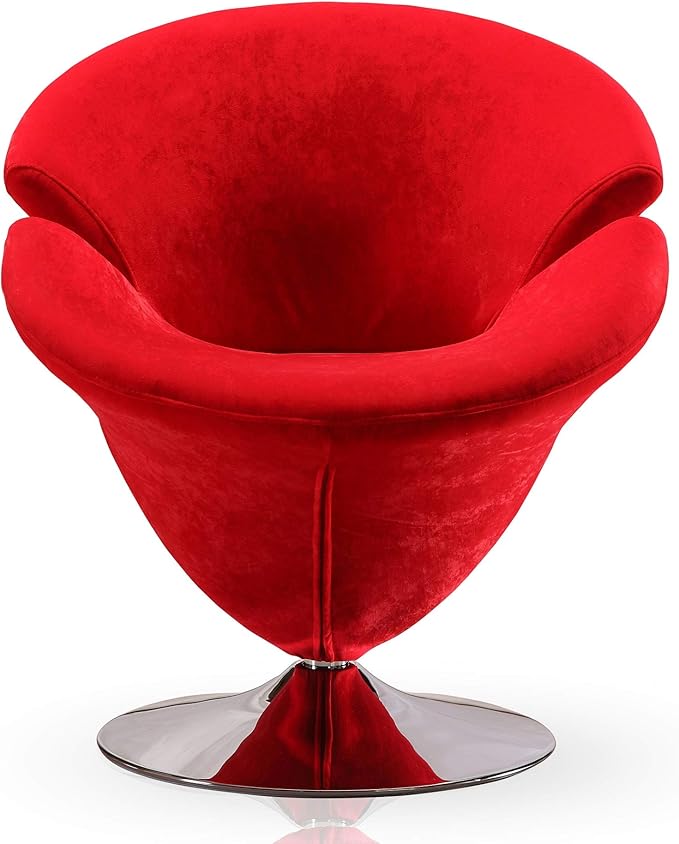 Manhattan Comfort Tulip Swivel Accent Chair - Image 6