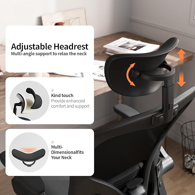 Monhey Office Chair Ergonomic Desk Chair - Image 6