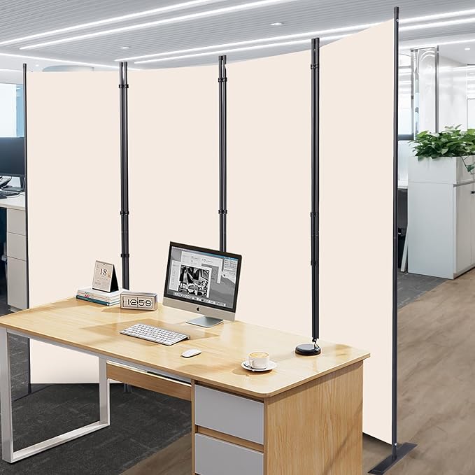 Room Divider, 4 Panel Folding Privacy Screens - Image 7