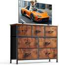 DUMOS Dresser for Bedroom with 7 Drawers, Storage Organizer Units Furniture by DumosLifestyle