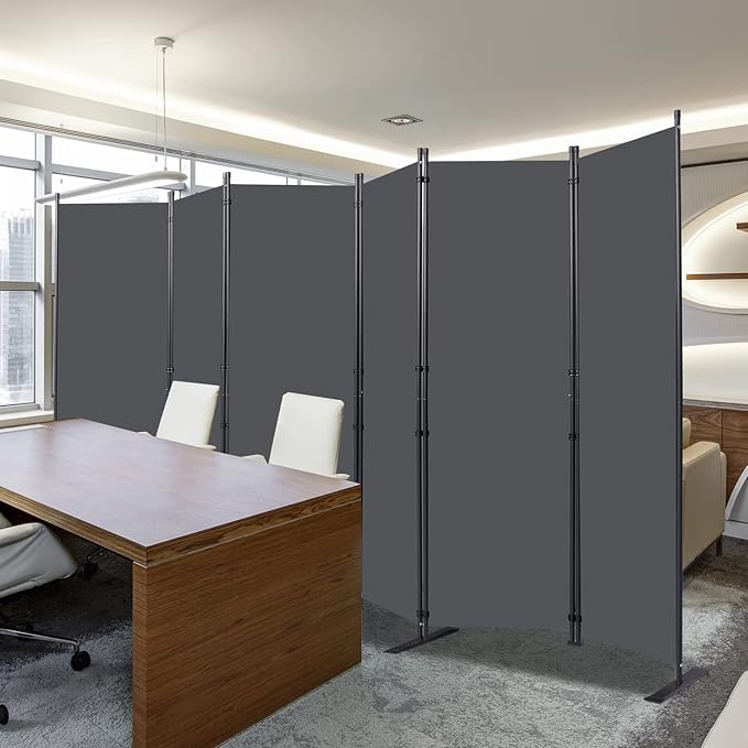 Room Divider, 6 Panel Folding Privacy Screens - Image 6