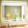 50x36 Inch LED Bathroom Mirror by YEELAIT