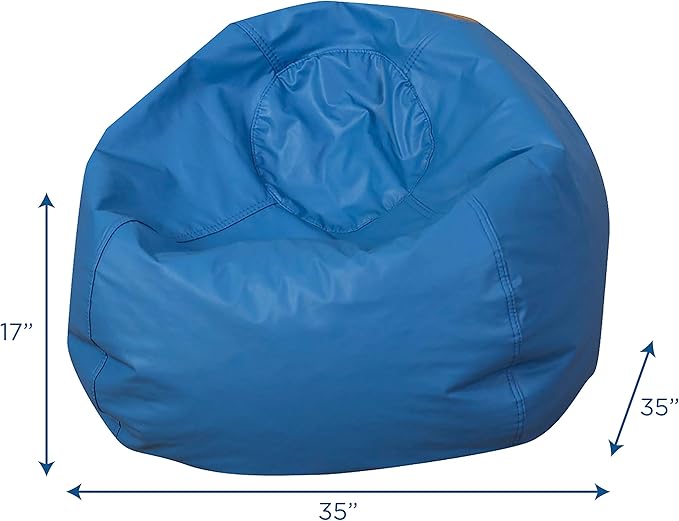 Children's Factory 35" Kids Bean Bag Chairs, Flexible Seating Classroom - Image 3