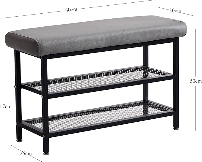 Shoe Rack Shoe Bench Shoe Organizer Storage Rack - Image 2