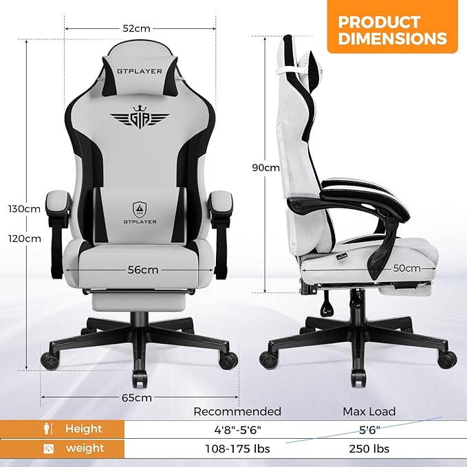 GTPLAYER Gaming Chair Fabric - Image 2