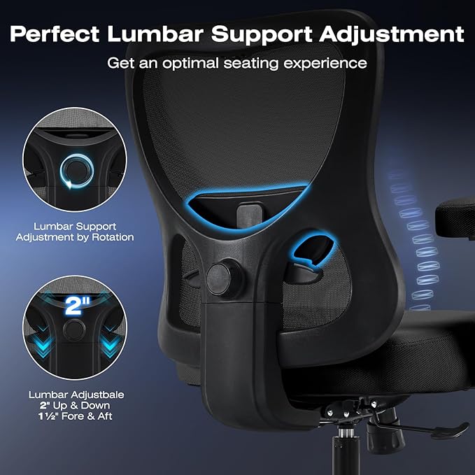 Big and Wide Office Chair 500lbs，Ergonomic Desk Chair - Image 6