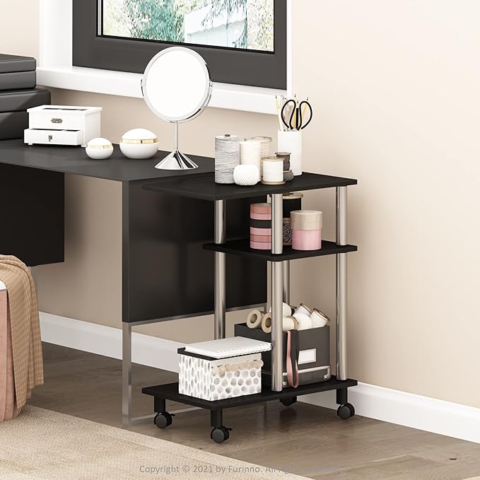 Furinno Turn-N-Tube C Shaped Side Table - Image 2