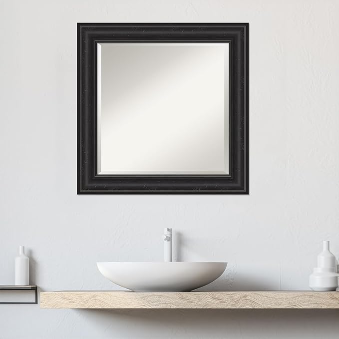 Amanti Art Black Bathroom Mirror - Image 5