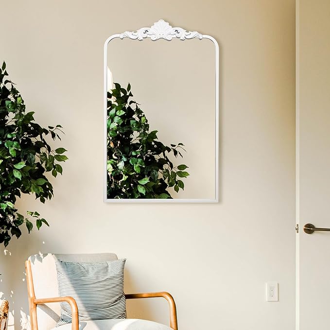 Ruomeng Traditional Wall Mirror, Framed Mirror - Image 6