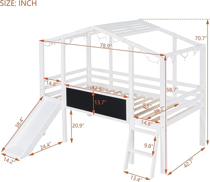 Ball & Cast Twin Size House Loft Bed - Image 2
