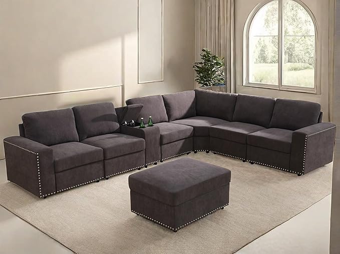 Sectional Couches for Living Room, Modular Sectional Sofa - Image 3