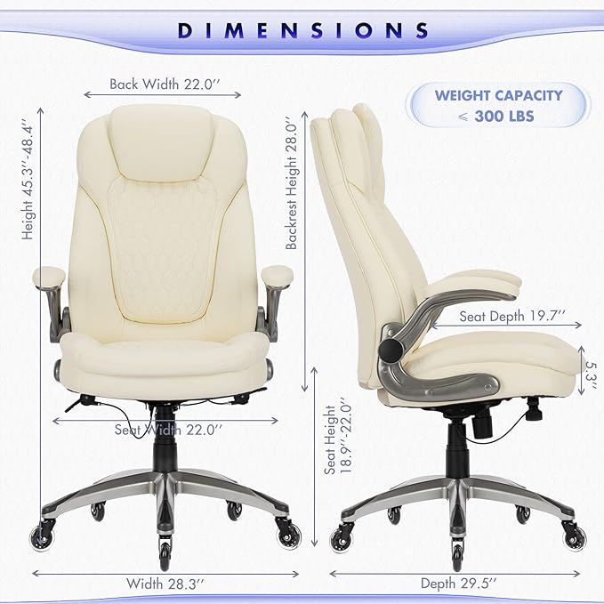 Executive Office Chair-Ergonomic Computer Desk Chair - Image 3