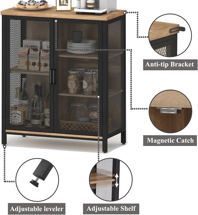 BON AUGURE Coffee Bar Cabinet - Image 4