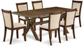 East West Furniture X777MZN32-7 7 Piece Kitchen Table Set Consist of a by EastWestFurniture