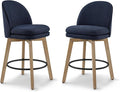 Counter Height Barstools 26 inch Upholstered Swivel Bar Stools by Kislot