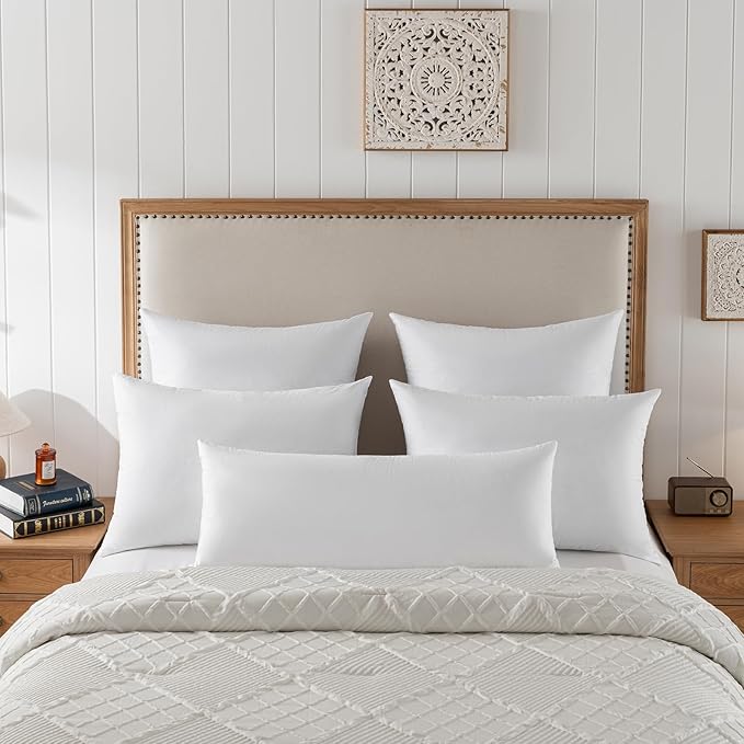14x36 Lumbar Pillow Inserts for Bed, 2 Pack - Image 2