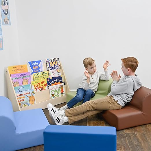 Children's Factory Library Lounger, Flexible Seating Classroom Furniture - Image 7