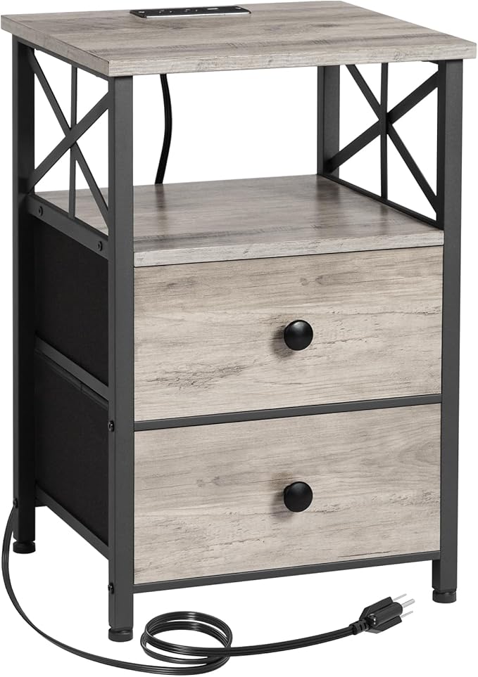 AMHANCIBLE Night Stand, Nightstand by AMHANCIBLE