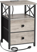 AMHANCIBLE Night Stand, Nightstand by AMHANCIBLE