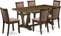 East West Furniture V777MZ748-7 7 Piece Modern Dining Table Set Consist of a by EastWestFurniture