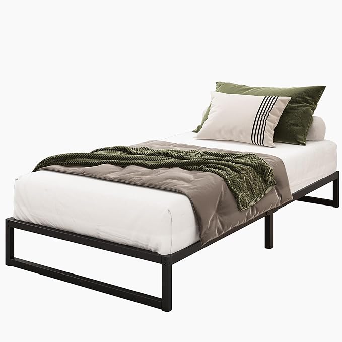 9 Inch Twin XL Bed Frames Heavy Duty Sturdy Metal Platform Bed Frame No Box - Image 7