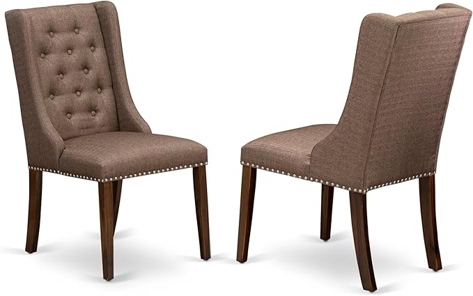 F7FO7-50N-18 - 7-Piece Dining Room Set Contains A Kitchen Table and 6 Brown - Image 4