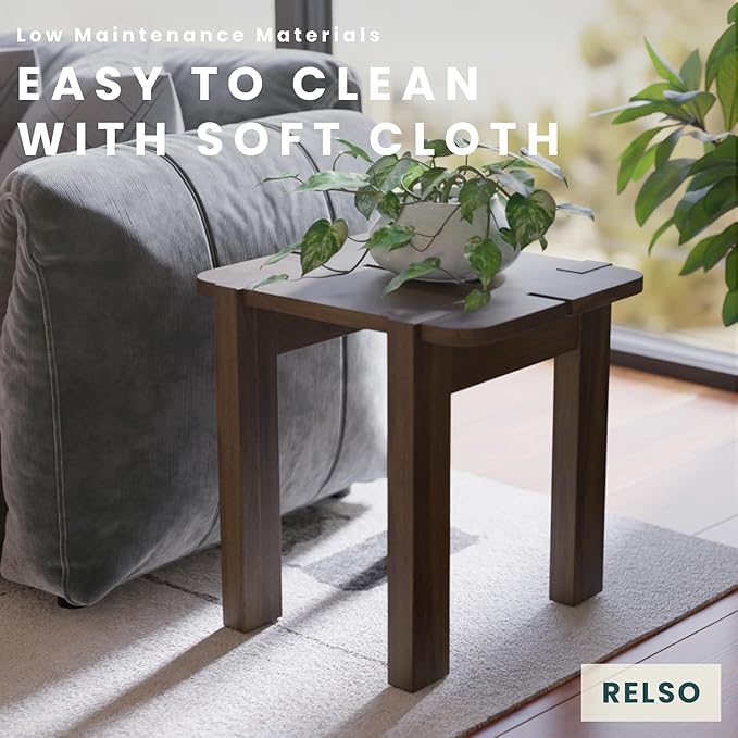 Mocha Mango Wood Accent Table - Image 7