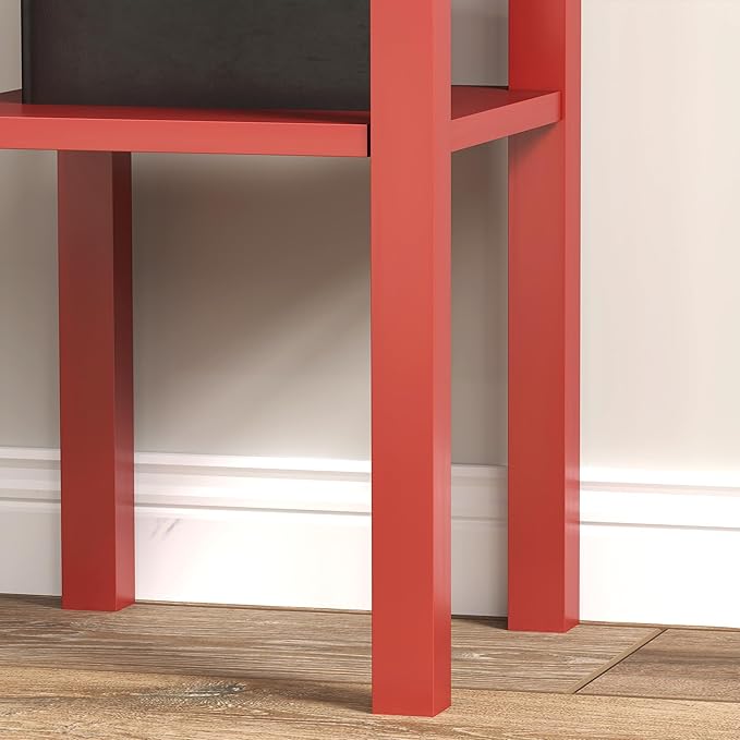 HOMCOM 2-Tier Side Table with Drawer, Narrow End Table with Bottom Shelf - Image 9