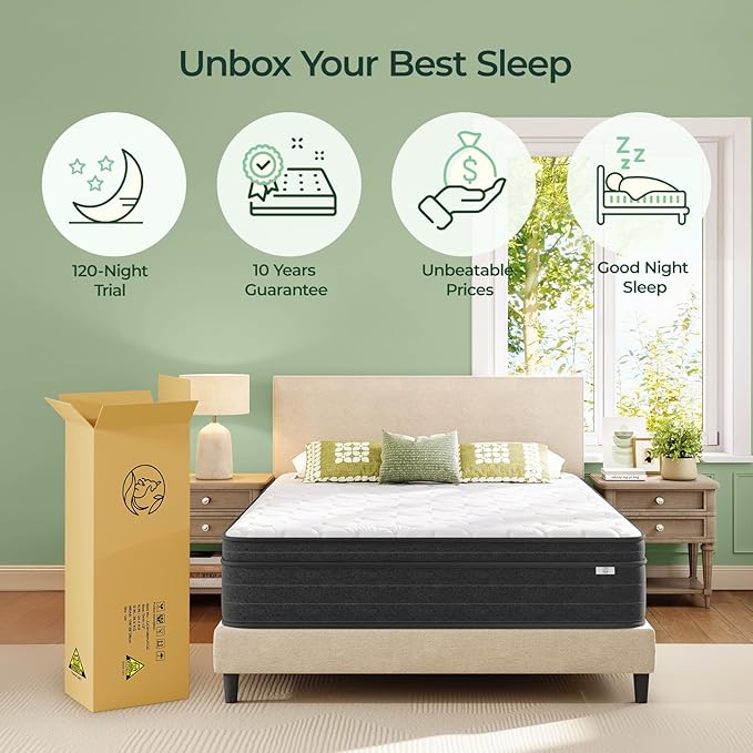 Twin Mattress 10 Inch in a Box - Image 7