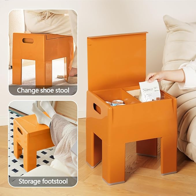 Nightstand Bedside with Storage Space, Dorm and Small Spaces, Easy Assembly - Image 9