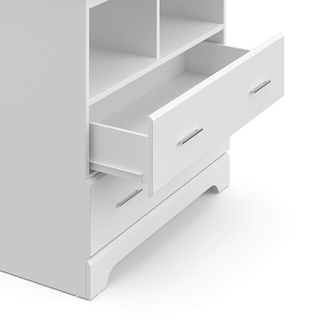 Storkcraft Brookside 2 Drawer Changing Table Dresser – GREENGUARD Gold Certified - Image 8