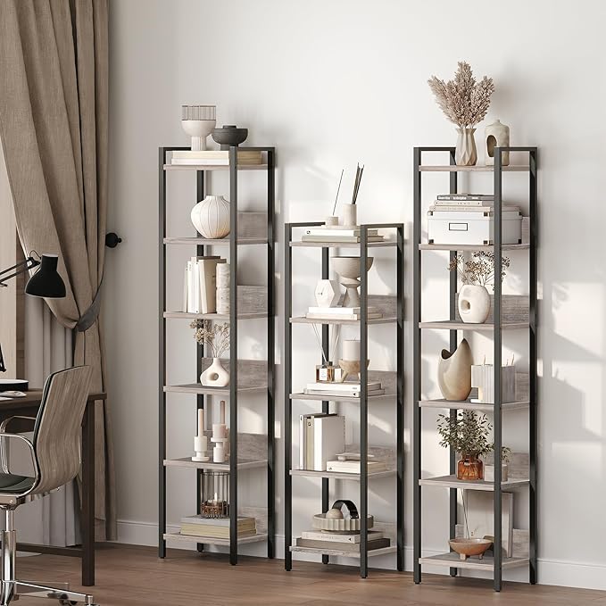 5-Tier Bookshelf, Shelves Organizer - Image 2