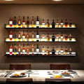 78.7in Wall-Mounted Metal Wine Rack by Dawselod