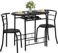 VECELO 3-Piece Dining Table Set by VECELO