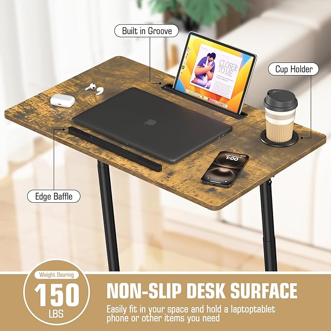 Treadmill Desk, Mobile Small Standing Desk - Image 7