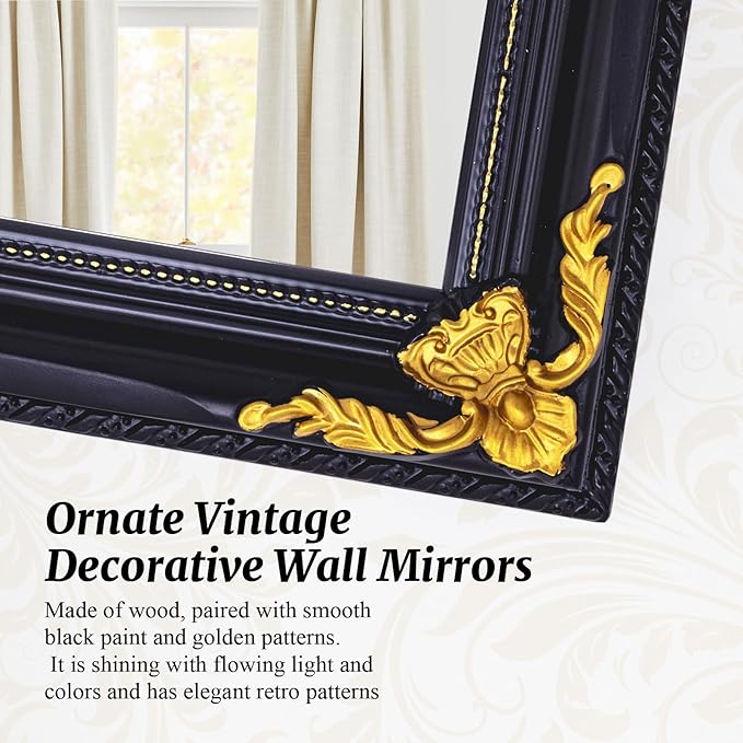 35" x 23" Large Antique Mirror, Dining Room - Image 2