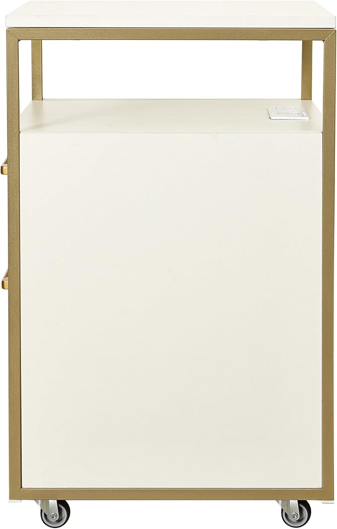 Modern 2-Drawer Rolling File Cabinet - Image 6