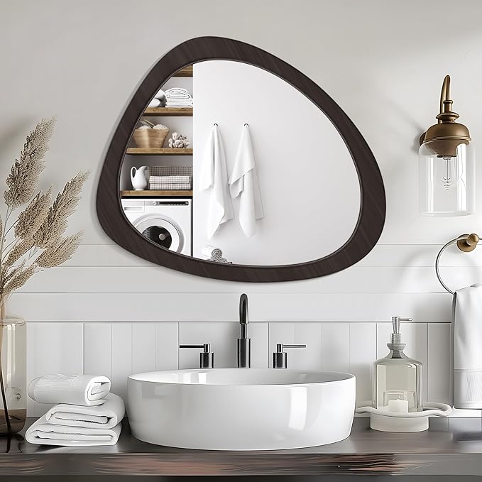 WallBeyond Asymmetrical Mirror, Irregular Wall Mirror, Wall Mirrors Decorative - Image 2
