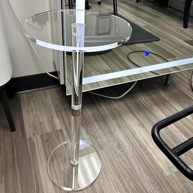 Acrylic Side Table, Acrylic Small Table, Minimalist Side Table - Image 4