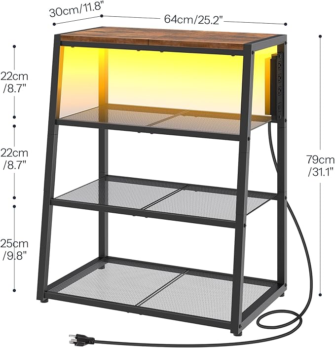 HOOBRO 4-Tier AV Media Stand - Image 3