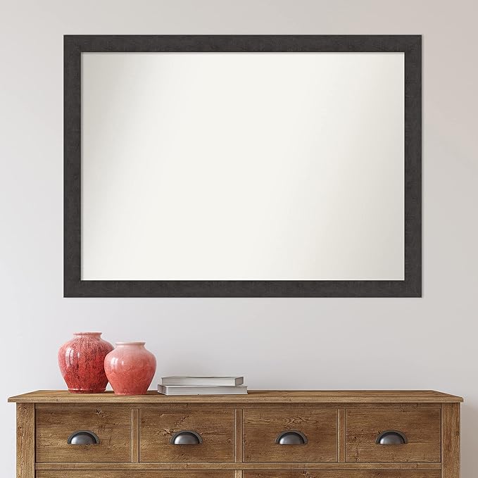 Amanti Art Brown Bathroom Mirror - Image 6