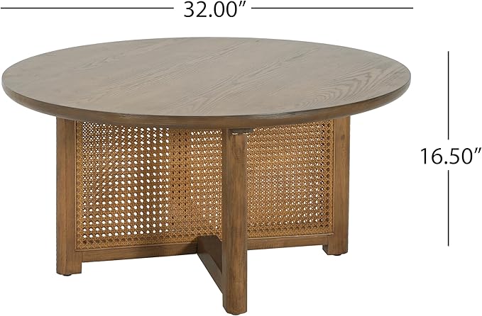 Christopher Knight Home Kiaya Round Coffee Table - Image 2