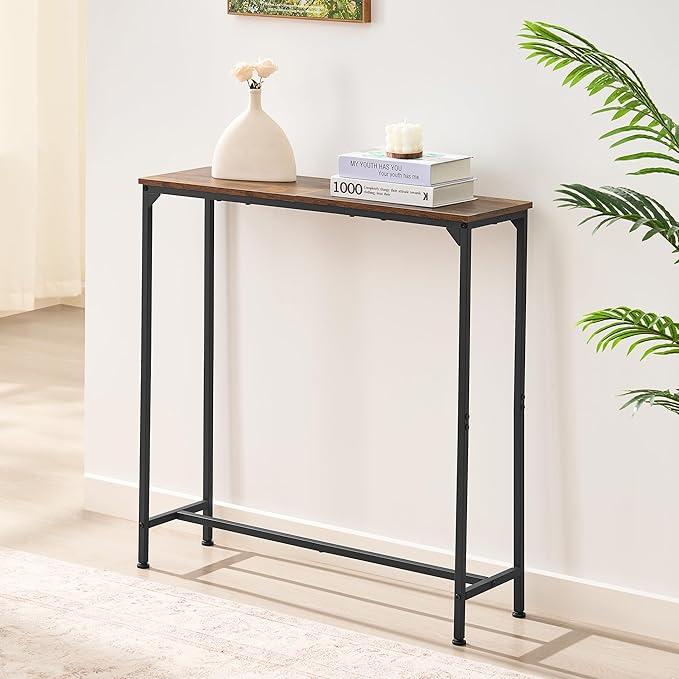 Console Table, Narrow Entryway Table, Thin Sofa Table, Behind Couch Table - Image 2